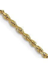 ravishing teensy-weensy rope yellow gold baby necklace